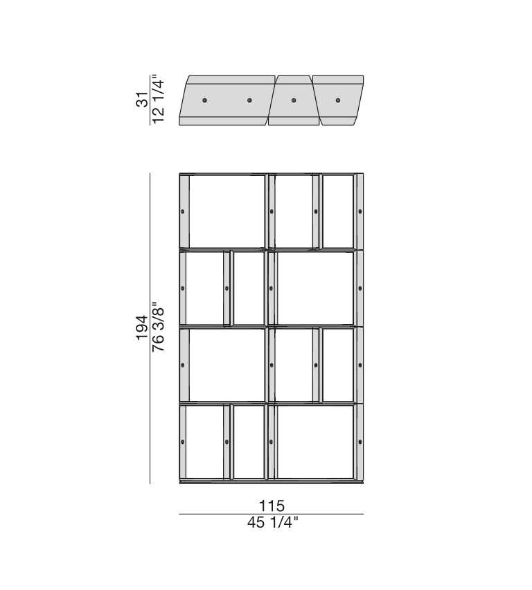 DEMETRA - Bookcase