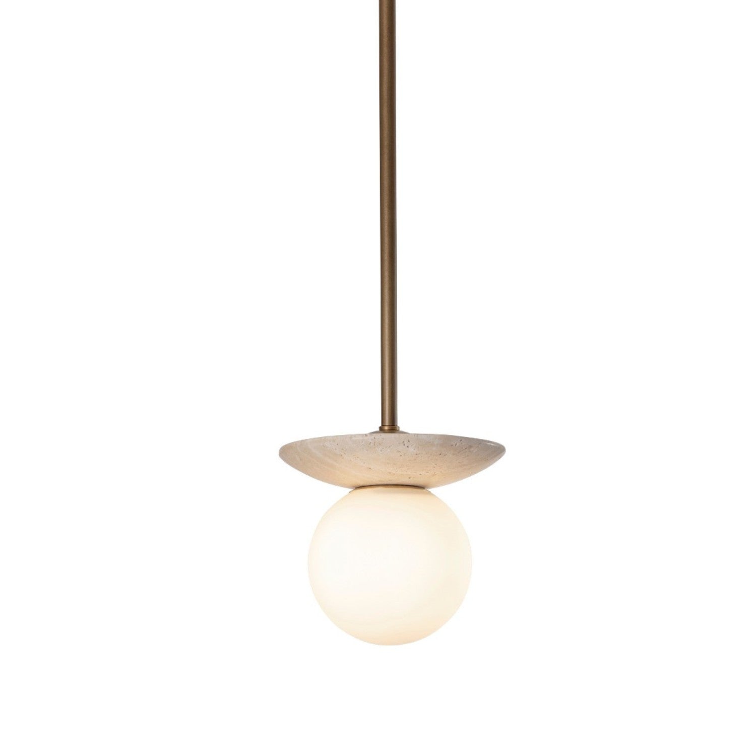 ORBIT STONE DROP ROD - Pendant Light