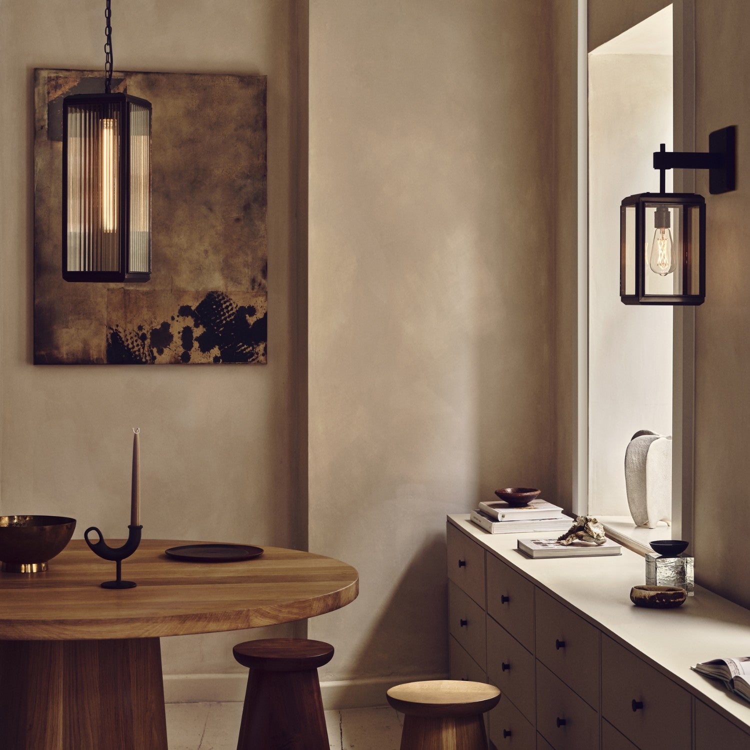 LILAC TALL LANTERN - Pendant Light