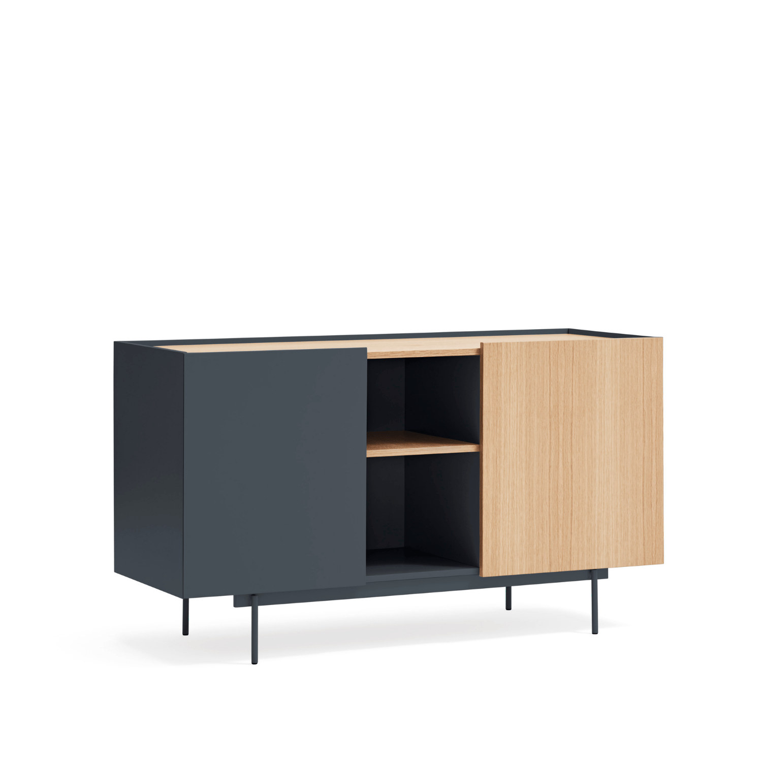 MDF TV cabinet with doors OTTO BY TEULAT