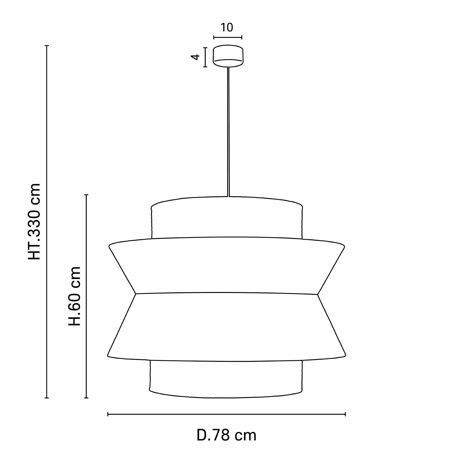 SINGAPOUR XXL - Pendant Light