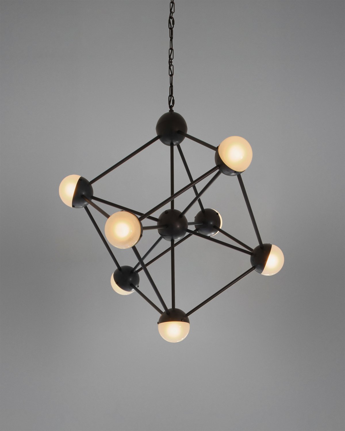 Schwung Molecule - Brass & Glass pendant Light – Luminesy
